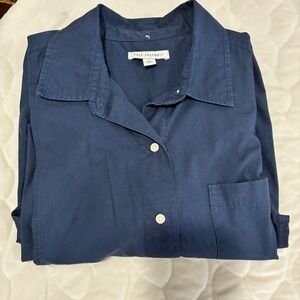 Free Assembly Shirt Dress Long Sleeve Button Down Casual Tunic Womens‎ Size XL